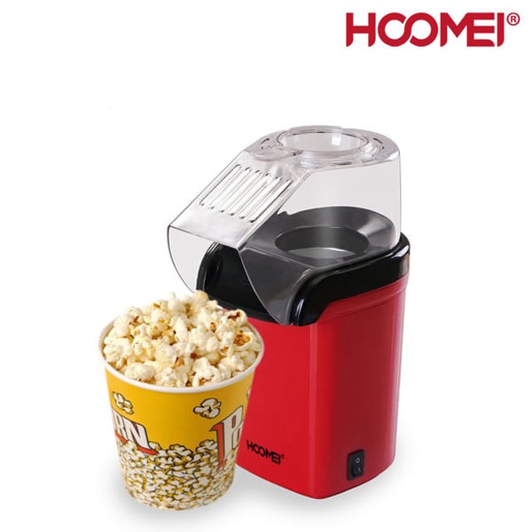 Hoomei® Ηλεκτρική Συσκευή Παρασκευής Pop Corn 1200W - Pop Corn Maker HM-5312R