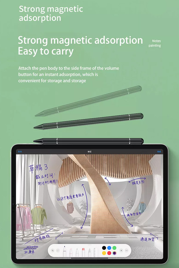 Έξυπνο Active Stylus Μαγνητική Γραφίδα - Στυλό 2 σε 1 για Κινητά, iPad, Tablet ,Ταμπλέτες Αφής & Γραφίδες σε Διάφορα Χρώματα
