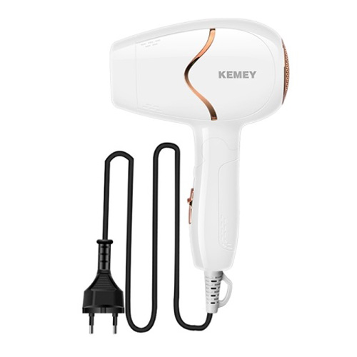 Kemey® Αναδιπλούμενο Πιστολάκι - Σεσουάρ Μαλλιών Ταξιδιού 1800W με 2 Ταχύτητες 
