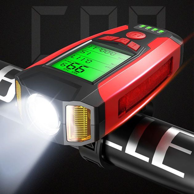 4 σε 1 Ταχύμετρο, Φακός LED 300Lm, Αποσπώμενη Κόρνα Ποδηλάτου & Συναγερμός 130dB με Οθόνη LCD, Αδιάβροχο με 5 Ρυθμίσεις Φωτισμού, Fog Lights - Μπλε OEM 4 σε 1 Ταχύμετρο, Φακός LED 300Lm, Αποσπώμενη Κόρνα Ποδηλάτου & Συναγερμός 130dB με Οθόνη LCD, Αδιάβροχο με 5 Ρυθμίσεις Φωτισμού, Fog Lights - Μπλε OEM