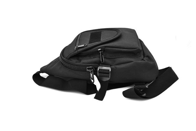 Τσαντάκι Χιαστί Ώμου - Πλάτης Heavy Duty Sling Backpack Αδιάβροχο & Ανθεκτικό Μαύρο