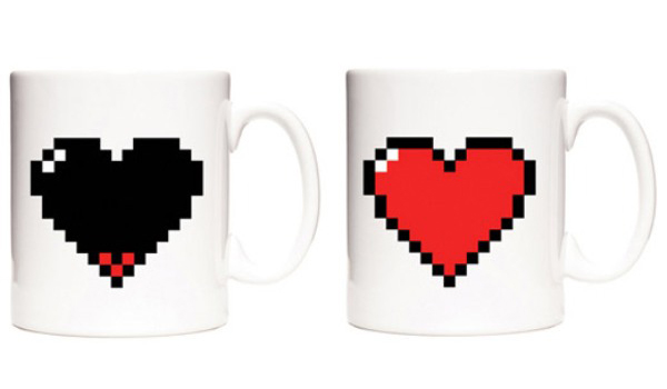 Κεραμική Κούπα Καρδιά που Αλλάζει Χρώμα - Heart Changing Mug