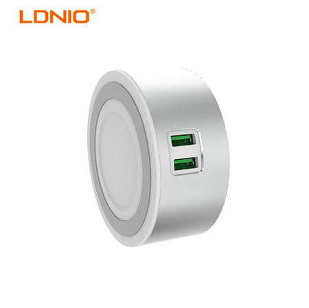 Λαμπάκι - Φωτάκι Νυκτός με 2 Εξόδους USB - 4.4A-Ldnio Night-light Charger 2x USB Wall Adapter A4406 Λαμπάκι - Φωτάκι Νυκτός με 2 Εξόδους USB - 4.4A-Ldnio Night-light Charger 2x USB Wall Adapter A4406