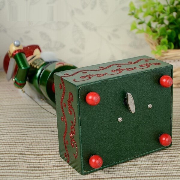 Ξύλινο Μουσικό Κουτί Καρυοθραύστης 32 εκ - Christmas Music Box