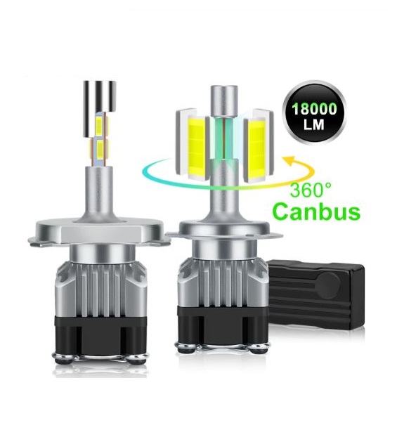 Λάμπες Led H11 Canbus με 360 Μοίρες Φωτισμού