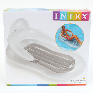 Φουσκωτό Στρώμα Θαλάσσης Pillow-Back Lounges INTEX-58857
