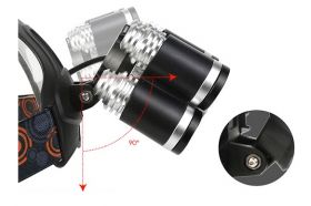 Επαναφορτιζόμενος φακός κεφαλής 5 Led T6 Toach R5 Επαναφορτιζόμενος φακός κεφαλής 5 Led T6 Toach R5