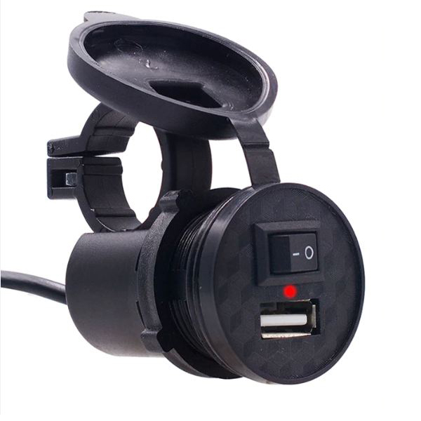 Αδιάβροχη Πρίζα Φόρτισης USB για Μοτοσυκλέτα ANDOWL Αδιάβροχη Πρίζα Φόρτισης USB για Μοτοσυκλέτα ANDOWL