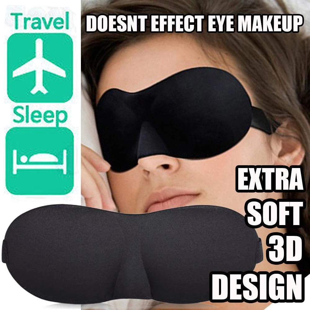 Μάσκα Ύπνου Πολυτελείας με Ωτοασπίδες