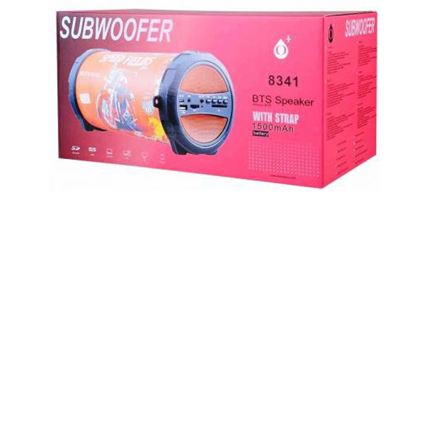 Ασύρματο Ηχείο Bluetooth 8341 Red2 Ασύρματο Ηχείο Bluetooth 8341 Red2