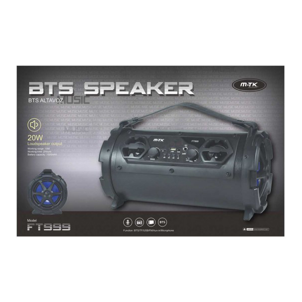 Ασύρματο Ηχείο Bluetooth FT999 Black Ασύρματο Ηχείο Bluetooth FT999 Black