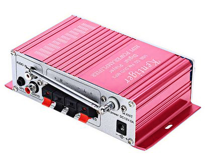 Ραδιοενισχυτής Kentiger HY502s Mini Ψηφιακή Συσκευή Αναπαραγωγής Ήχου με 2 Κανάλια, USB, MP3, FM & Τηλεχειριστήριο - Digital Audio Player 20W
