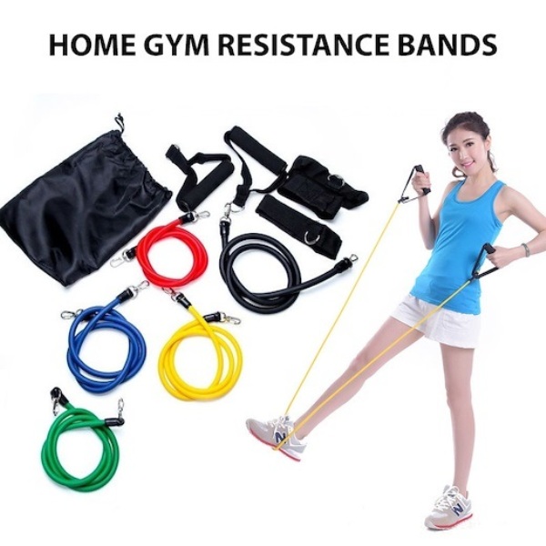 Σύστημα Εκγύμνασης Με 5 Λάστιχα Power Resistance Bands JT-003 Σύστημα Εκγύμνασης Με 5 Λάστιχα Power Resistance Bands JT-003