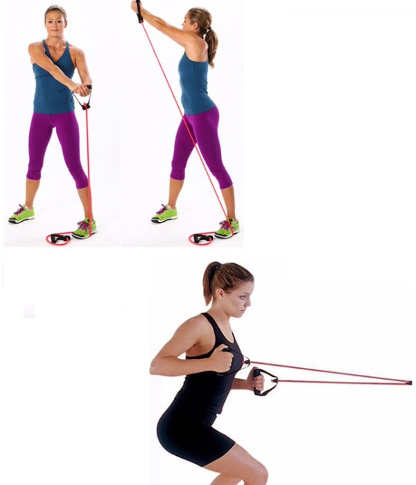 Σύστημα Εκγύμνασης Με 5 Λάστιχα Power Resistance Bands JT-003 Σύστημα Εκγύμνασης Με 5 Λάστιχα Power Resistance Bands JT-003