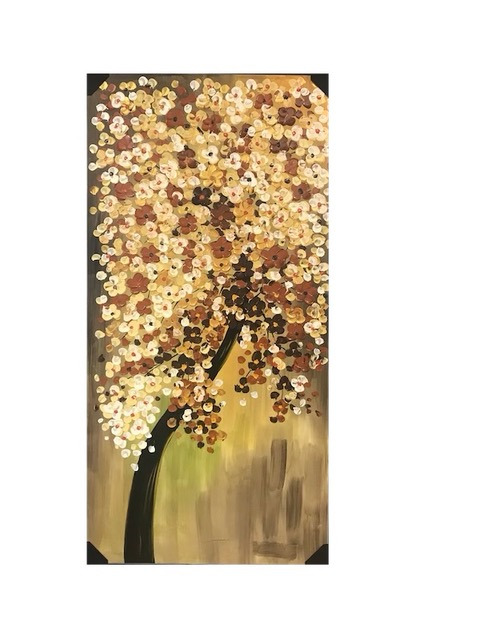  Πίνακας Ζωγραφικής Ανθισμένο Δέντρο 120x70 cm