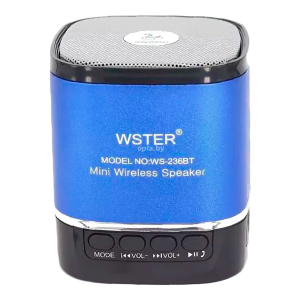 Ασύρματο Ηχείο Bluetooth Wster WS-236 Μπλε Ασύρματο Ηχείο Bluetooth Wster WS-236 Μπλε