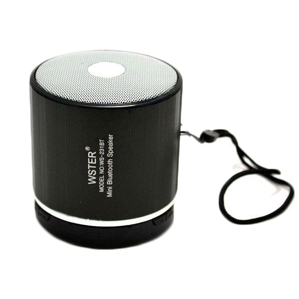 Ασύρματο Ηχείο Bluetooth Wster WS-231 Μαύρο Ασύρματο Ηχείο Bluetooth Wster WS-231 Μαύρο