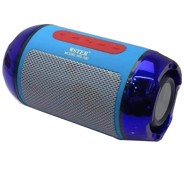 Ασύρματο Ηχείο Bluetooth Wster WS-100 Μπλε 