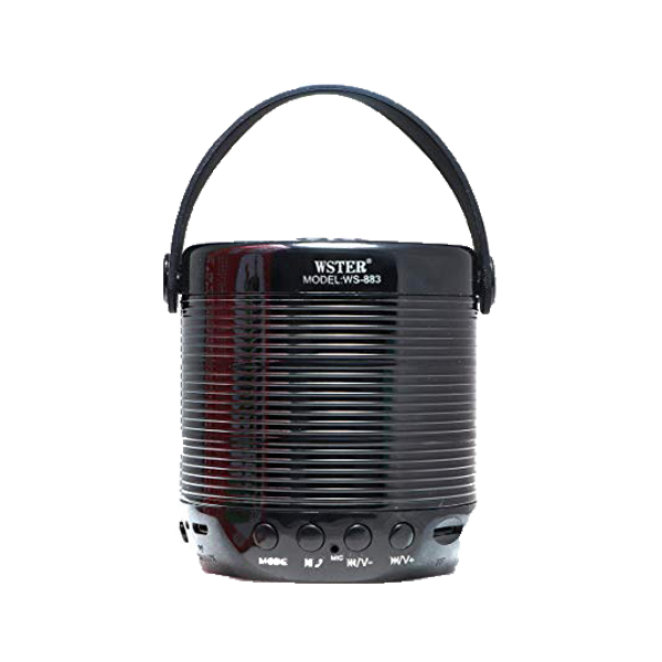 Ασύρματο Ηχείο Bluetooth Wster WS-883 Μαύρο Ασύρματο Ηχείο Bluetooth Wster WS-883 Μαύρο