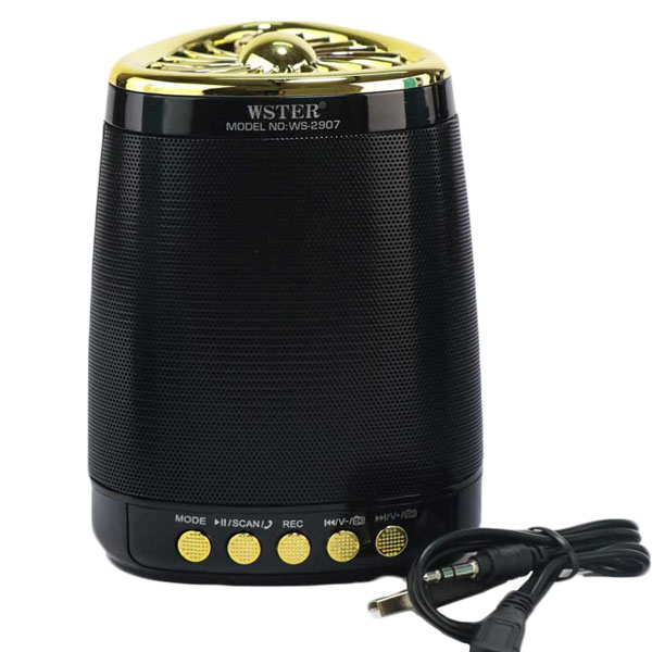 Ασύρματο Ηχείο Bluetooth Wster WS-2907 Μαύρο Ασύρματο Ηχείο Bluetooth Wster WS-2907 Μαύρο