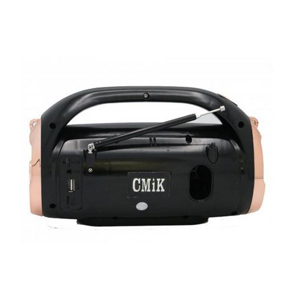 Φορητό Ηχείο Bluetooth CMiK MK-123 με Ισχυρότατο φακό, Ραδιόφωνο ,USB/TF Ασημί