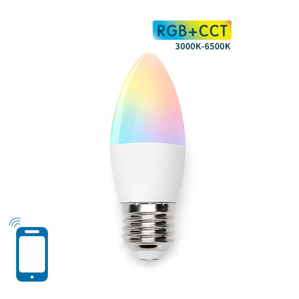 Aigostar Smart WiFi Λάμπα Led E27 C37 410 Lumens Aigostar Smart WiFi Λάμπα Led E27 C37 410 Lumens