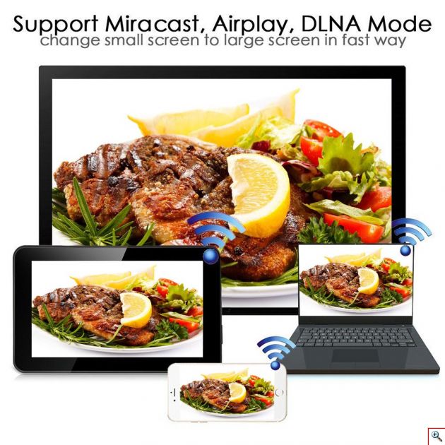 Android Miracast HDMI Dongle και Μετατρέψτε την Τηλεόραση σας σε Smart TV - DLNA Airplay WiFi TV Dongle