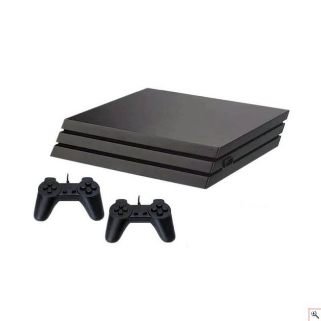 Κονσόλα Τηλεόρασης με 200 Παιχνίδια - 8 Bit Game Station 4 Pro Μαύρο με 2 Χειριστήρια 