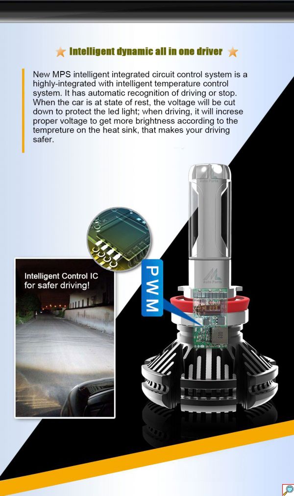 Φώτα Αυτοκινήτου LED COB 360ᵒ Η3 12000LM (2x6000) & 100W (2x50) με Φιλμ Χρώματος 3000K, 6500K, 8000K CAN BUS