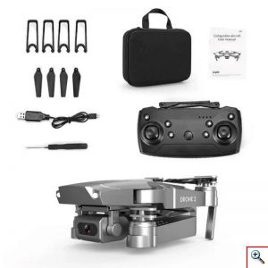 Ronshin® Αναδιπλούμενο Τετρακόπτερο Drone 4K HD 2.4GHz WiFi με Ευρυγώνιο Φακό - Τηλεχειριστήριο - Συνδεσιμότητα με Κινητά & Τσάντα Μεταφοράς