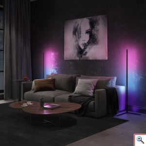 PolarLit® Γωνιακό Φωτιστικό με Χειριστήριο - 336 Προγράμματα & Χρώματα