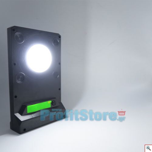 Mini Ηλιακό Σύστημα Φωτισμού με Powerbank USB, Ηλιακό Πάνελ 3W - Επιτοίχιο Φωτιστικό & 3 x Προβολείς LED 80LM - Solar Panel Lightning System