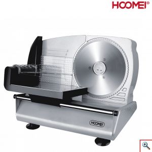 Hoomei® Επαγγελματική Μηχανή Κοπής Αλλαντικών - Τυριών & Ψωμιού 120W με Ρυθμιζόμενο Πάχος Κοπής 1-20mm HM-5135