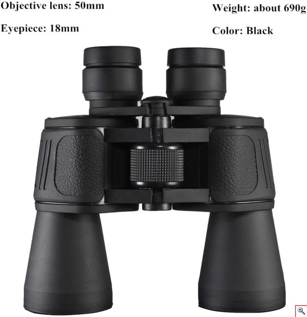 Compact Κυάλια 20x50 Near Focus με Ρύθμιση Μυωπίας, Φακό 50mm & Μεγέθυνση 20Χ - High Definition