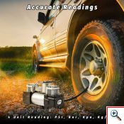 Heavy Duty Διπλό Κομπρεσέρ Αέρος 12V με 2 Κυλίνδρους Αυτοκινήτου 85 lt/min 150PSI με Μανόμετρο & Θήκη Μεταφοράς 628 4x4 - Air Compressor 