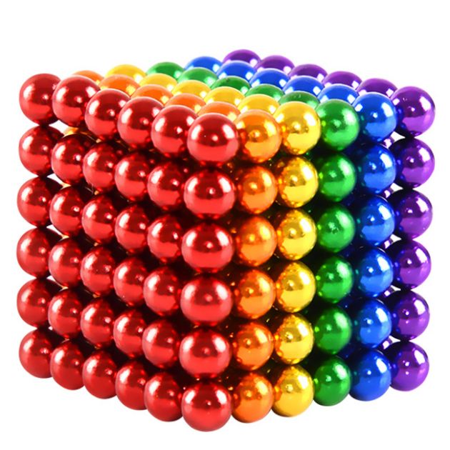Πολύχρωμες Μαγνητικές Μπίλιες Σετ 216 τμχ 5mm για Ατελείωτες Ώρες Καλλιτεχνικής Δημιουργίας - Χρωματιστές Μπίλιες - Colorful Magnetic Balls