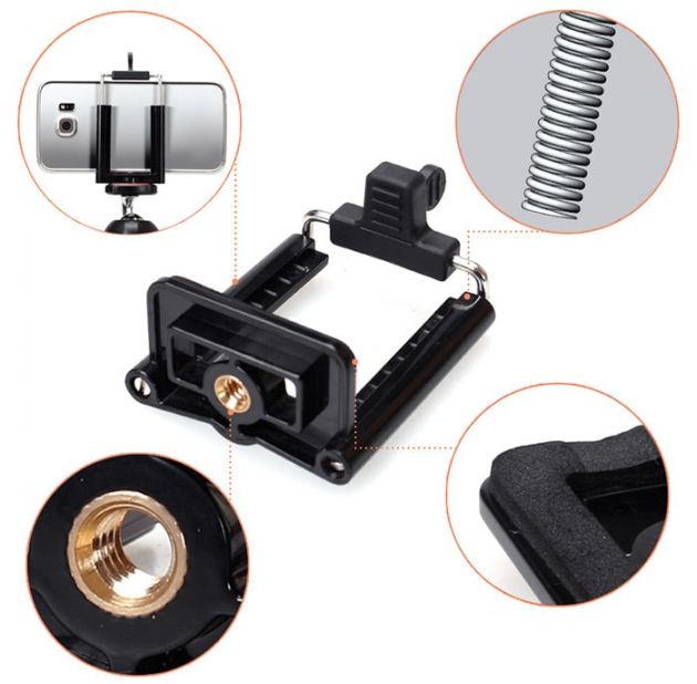 Μίνι Τρίποδο 360° Selfiestick, Grip για Κινητά, Φωτογραφική Μηχανή, Action Camera - Rotatable Pocket Tripod