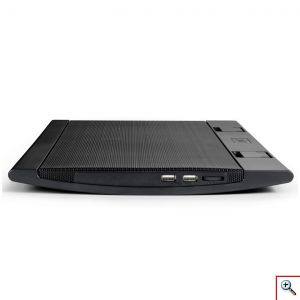DEEPCOOL® Αντιολισθητικό Cooling Pad για Laptop έως 17.3 Ίντσες με Ρυθμιζόμενη Ταχύτητα Ανεμιστήρων - Ρυθμιζόμενα Ποδαράκια & 2 Θύρες USB