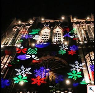Νυχτερινός Γιορτινός Φωτισμός με 6 Διαφορετικά Θέματα - X-Bright LED Slides Projector