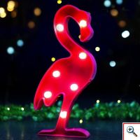 Διακοσμητικό Φωτιστικό Led Φλαμίνγκο
