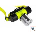 Αδιάβροχος Υποβρύχιος Καταδυτικός CREE LED T6 Φακός Κεφαλής με Επαναφορτιζόμενη Μπαταρία - 1200lm