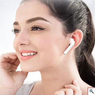 Ασύρματα Ακουστικά TWS Bluetooth 5.0 με Κουμπί, Καλώδιο & Θήκη Φόρτισης - Wireless Earphones