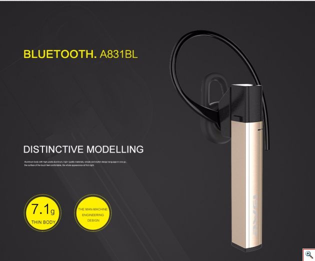 Mini Elegant Bluetooth Ασύρματο Ακουστικό Handsfree Awei® - Smart Bussiness Headset