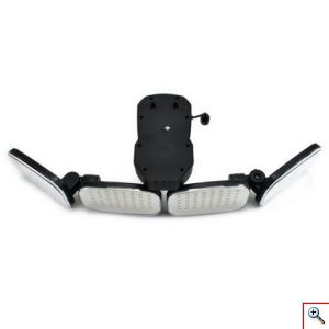 Αδιάβροχο Επιτοίχιο Ηλιακό Φωτιστικό 200LED SMD με Ανιχνευτή Κίνησης - Αισθητήρα Φωτός & Τηλεχειρισμό Μαύρο KXK-601