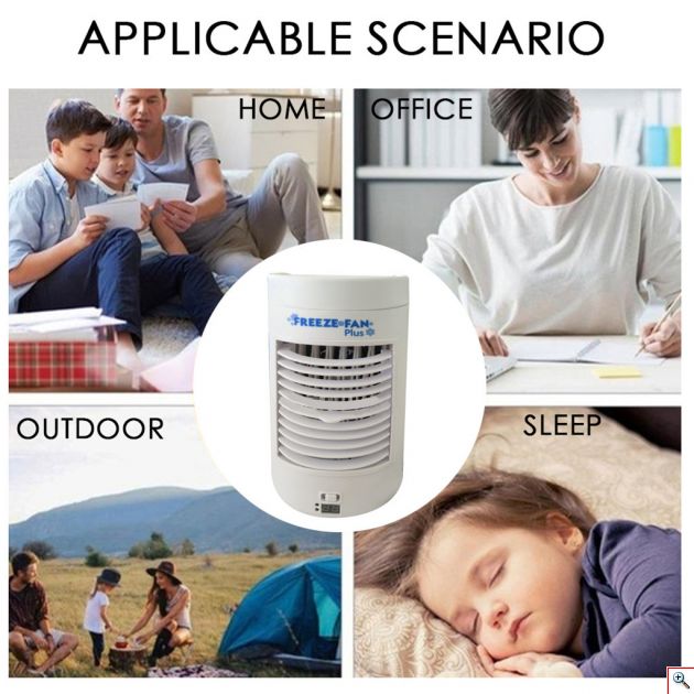 Φορητό Κλιματιστικό Air Cooler Mini Cool Down - Ανεμιστήρας Υδρονέφωσης & Υγραντήρας με Τεχνολογία Εξάτμισης
