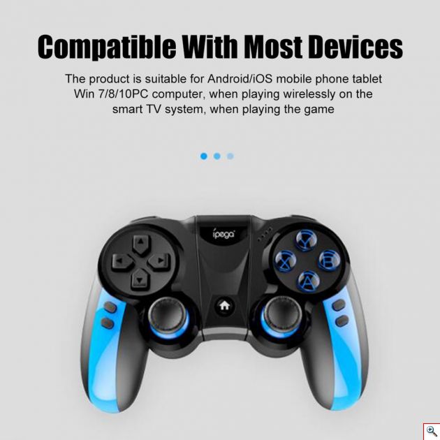 Ασύρματο Τηλεχειριστήριο Παιχνιδιών iPega® Bluetooth Gamepad για PC Υπολογιστή & Κινητά Ios & Android - Τηλεχειριστήριο Κινητών για Gaming