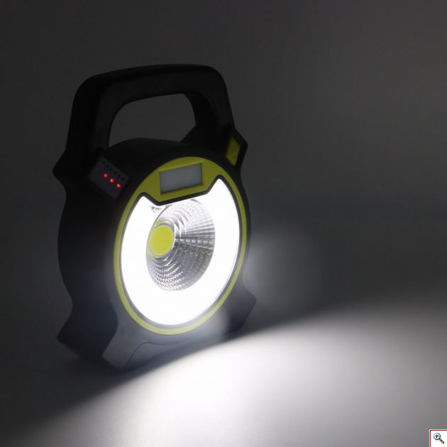 Ηλιακός LED Φορητός Προβολέας Εργασίας & Powerbank - COB Working Light
