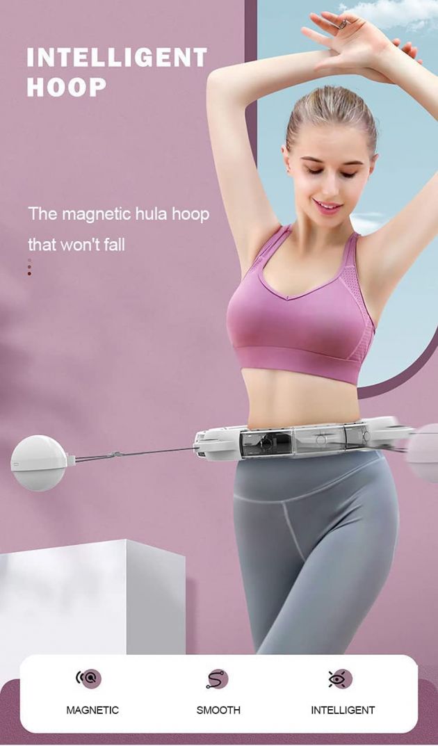 HULA HOOP Όργανο Εκγύμνασης, Μασάζ, Αδυνατίσματος & Γράμμωσης