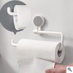 Πλαστική Kρεμάστρα - Ράβδος με Βεντούζα για Μπάνιο & Κουζίνα JS188073