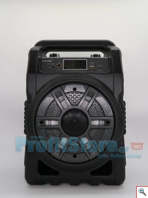 Φορητό Ηχοσύστημα LED Bluetooth USB/SD/FM/AUX Karaoke Mp3 Player με Μικρόφωνο - Multimedia Speaker NS-T10MIC